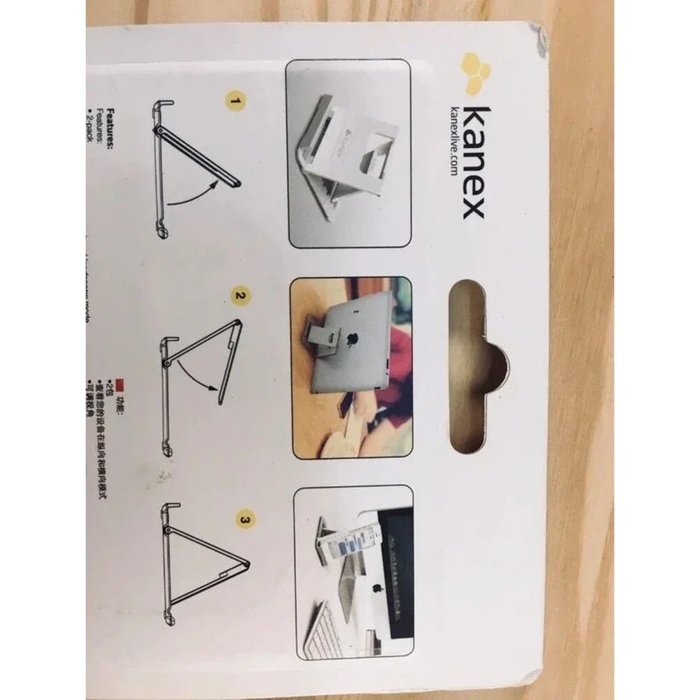 White Foldable Adjustable iPhone iPad Smartphone Universal Mobile Device Holder